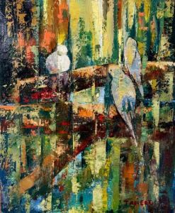 Voir le détail de cette oeuvre: LES OISEAUX